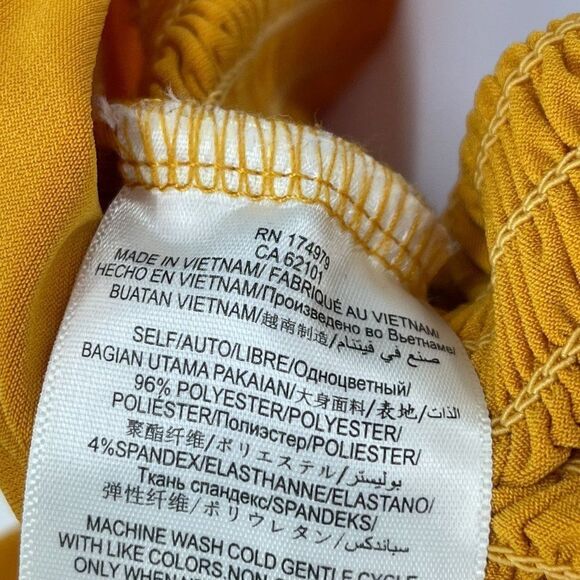 BCBGeneration Off the Shoulder Smocked Ruffle Top - Picture 8 of 8